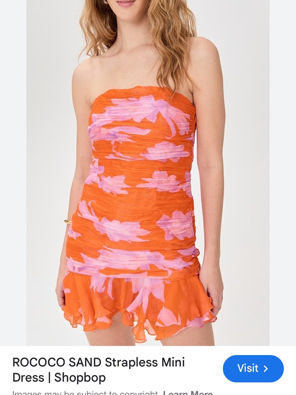 Rococo Sand  Mini Dress Size S